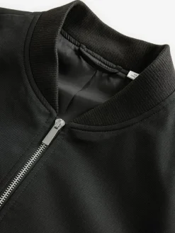 Next Black Smart Bomber Jacket^ Blazers & Formal Jackets|Occasionwear