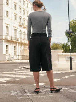 New Next Smart Longline Shorts Black