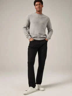 Next Black Solid Single Slim Fit Classic Stretch Jeans^ Jeans|Jeans