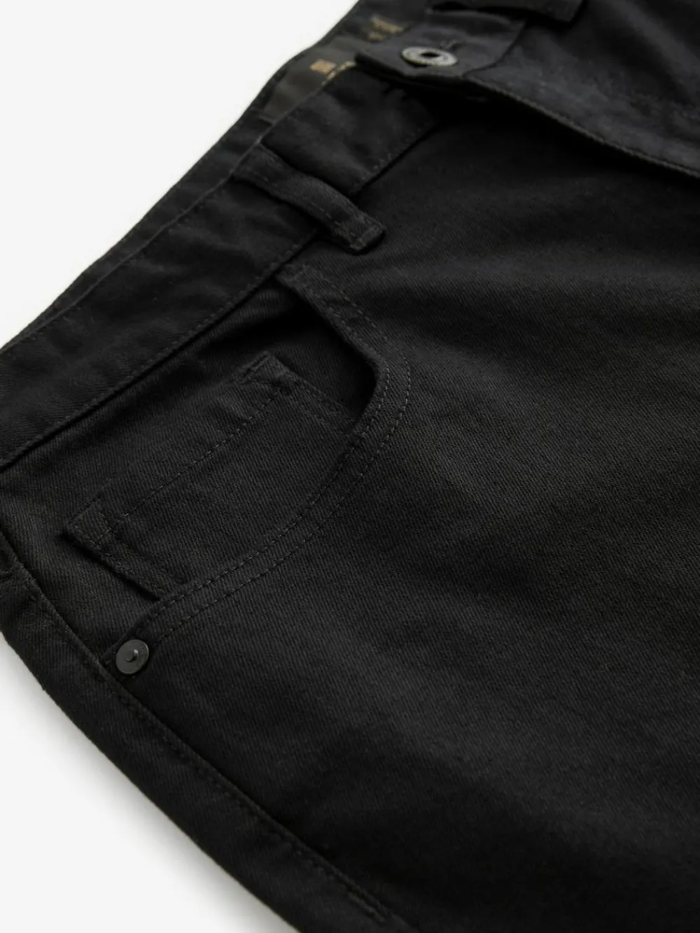 Next Black Solid Single Slim Fit Classic Stretch Jeans^ Jeans|Jeans