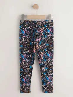 Next Black Splat Leggings (3-16yrs)^ Pants & Leggings|Pants & Leggings