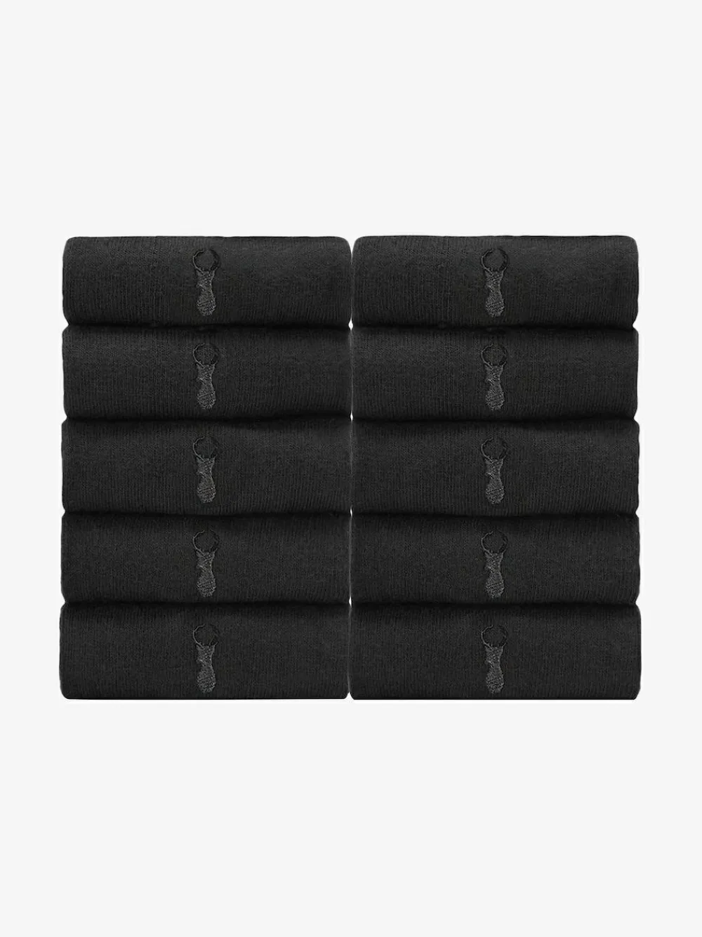 Hot Next Black Stag 10 Pack Multi Stag Lasting Fresh Embroidered Socks
