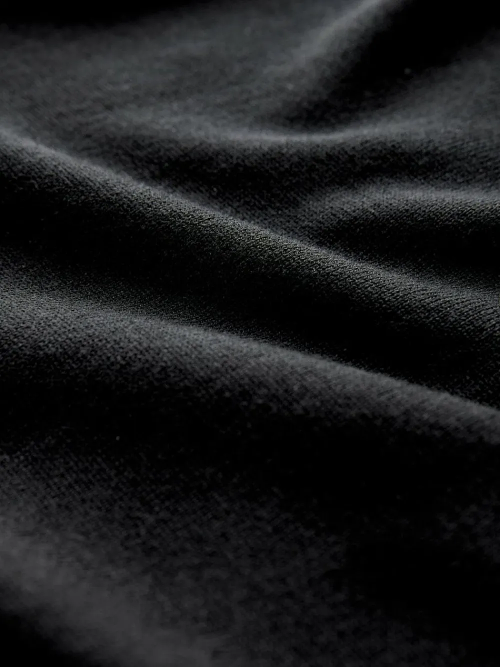 Outlet Next Stag Logo Regular Fit Cotton Rich Crew Neck Jumper Black