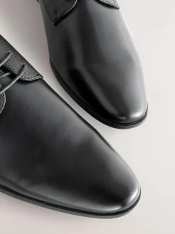 Outlet Next Standard Fit Derby Lace-Up Shoes Black