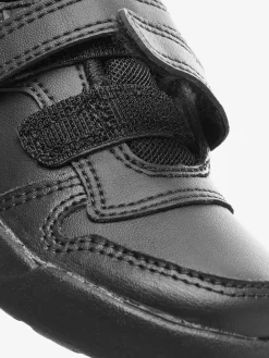 Best Next Black Standard Fit (F) Double Strap Touch Fastening School Trainers