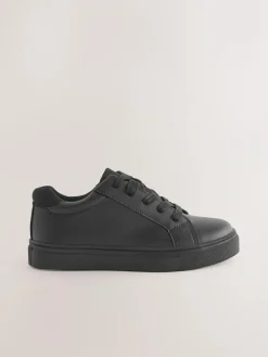 Next Black Standard Fit (F) Lace Up School Shoes^BOY School Shoes|Boys Shoes