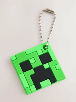 New Next Black Standard Fit (F) Minecraft Elastic Lace Trainers