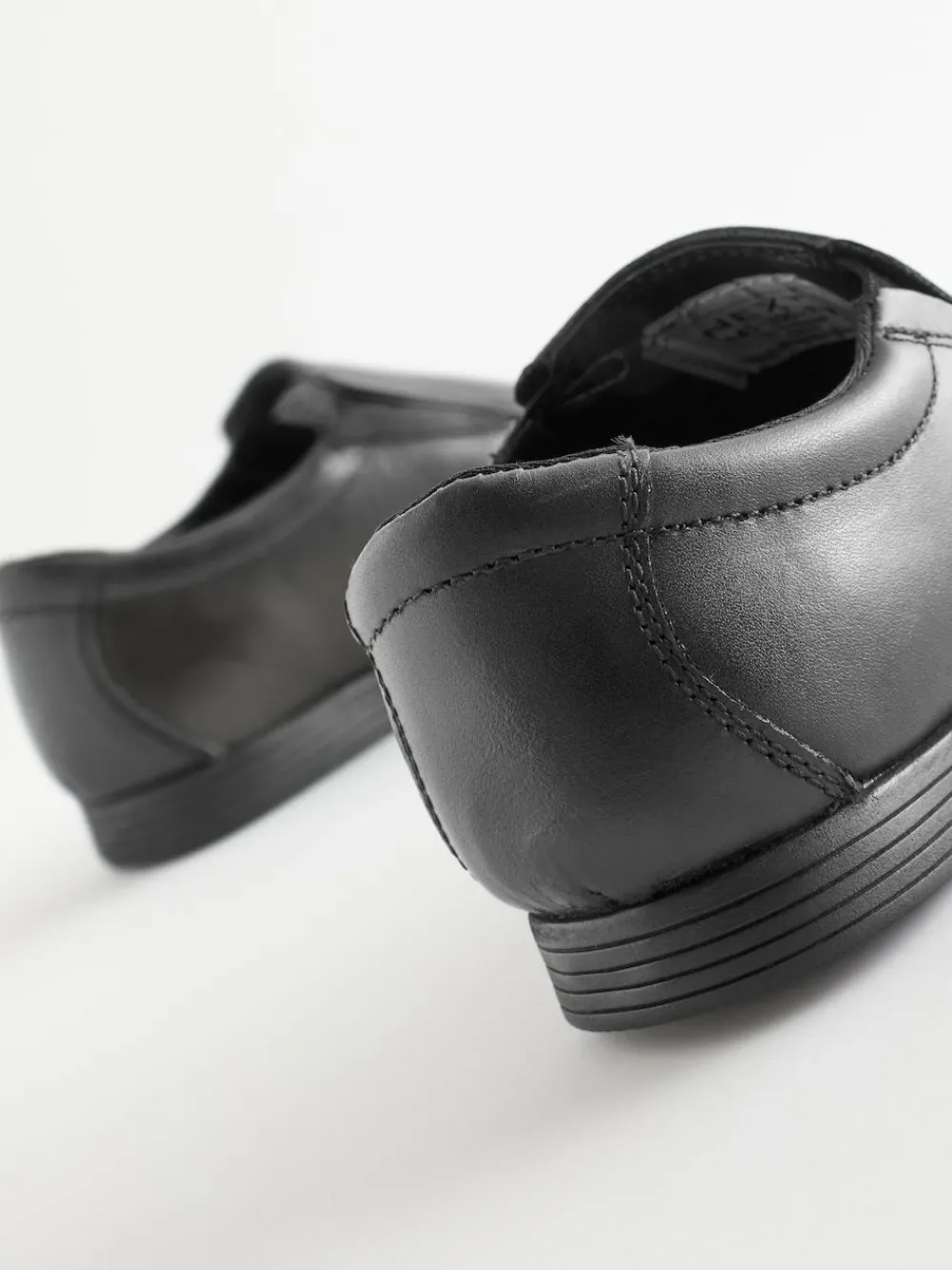 Sale Next Black Standard Fit (F) School Leather Loafers