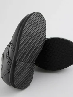 Next Standard Fit (F) Smart Leather Brogue Shoes^BOY Shoes|School Shoes