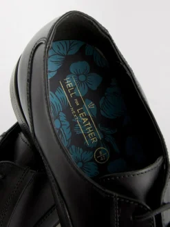 Next Black Standard Fit Leather Oxford Toecap Shoes^ Occasionwear|Shoes