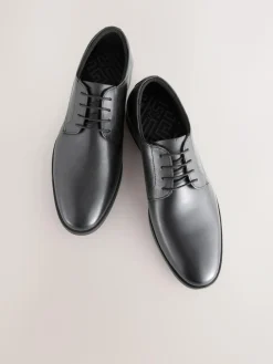 Next Standard Fit Leather Plain Derby Shoes^ Shoes|Occasionwear