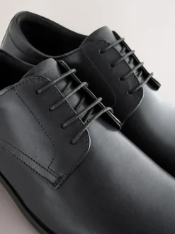 Next Standard Fit Leather Plain Derby Shoes^ Shoes|Occasionwear