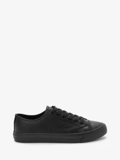 Sale Next Standard Fit Patent Baseball Trainers Black