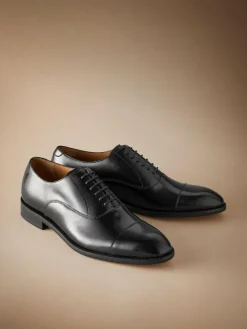 Next Standard Fit Signature Leather Sole Oxford Toe Cap Shoes^ Shoes