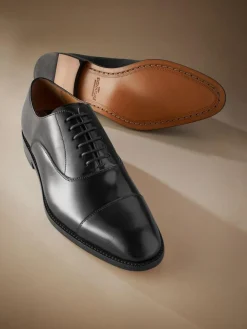 Next Standard Fit Signature Leather Sole Oxford Toe Cap Shoes^ Shoes