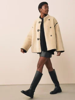 Online Next Standard/Wide Fit Forever Comfort® Buckle Detail Riding Boots Black