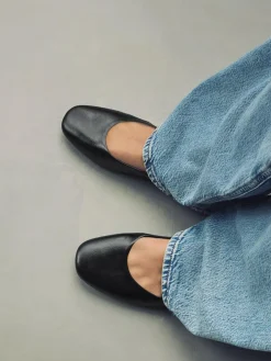 Next Standard/Wide Fit Round Toe Mary Jane Shoes^Women Wide Fit & Extra Wide Fit|Flats