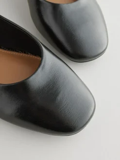 Next Standard/Wide Fit Round Toe Mary Jane Shoes^Women Wide Fit & Extra Wide Fit|Flats