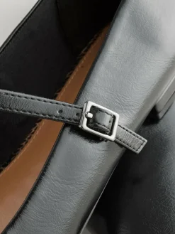 Next Standard/Wide Fit Round Toe Mary Jane Shoes^Women Wide Fit & Extra Wide Fit|Flats