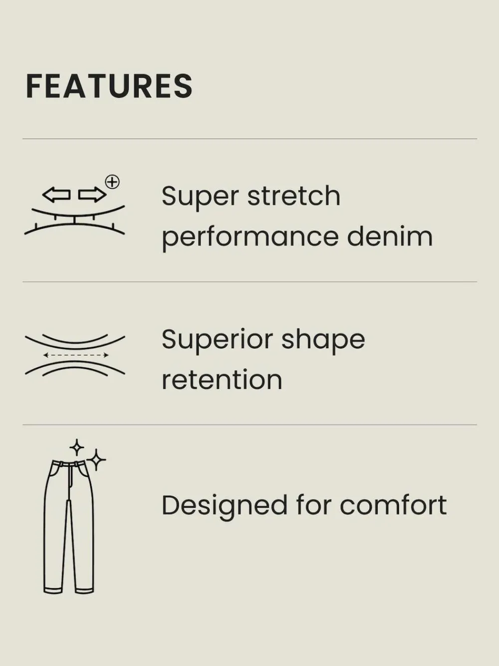 Next Black Straight Fit Motionflex Jeans^ Jeans|Jeans