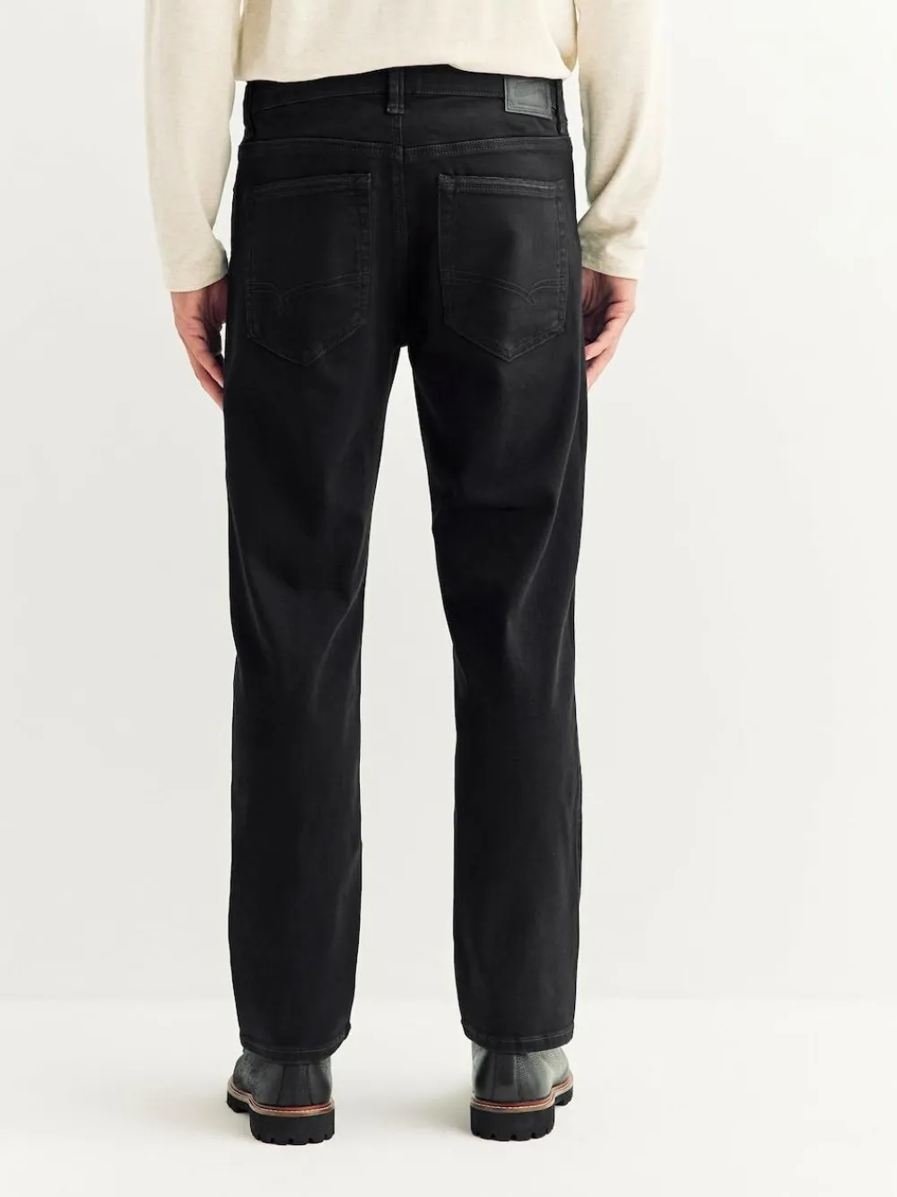 Next Black Straight Fit Motionflex Jeans^ Jeans|Jeans