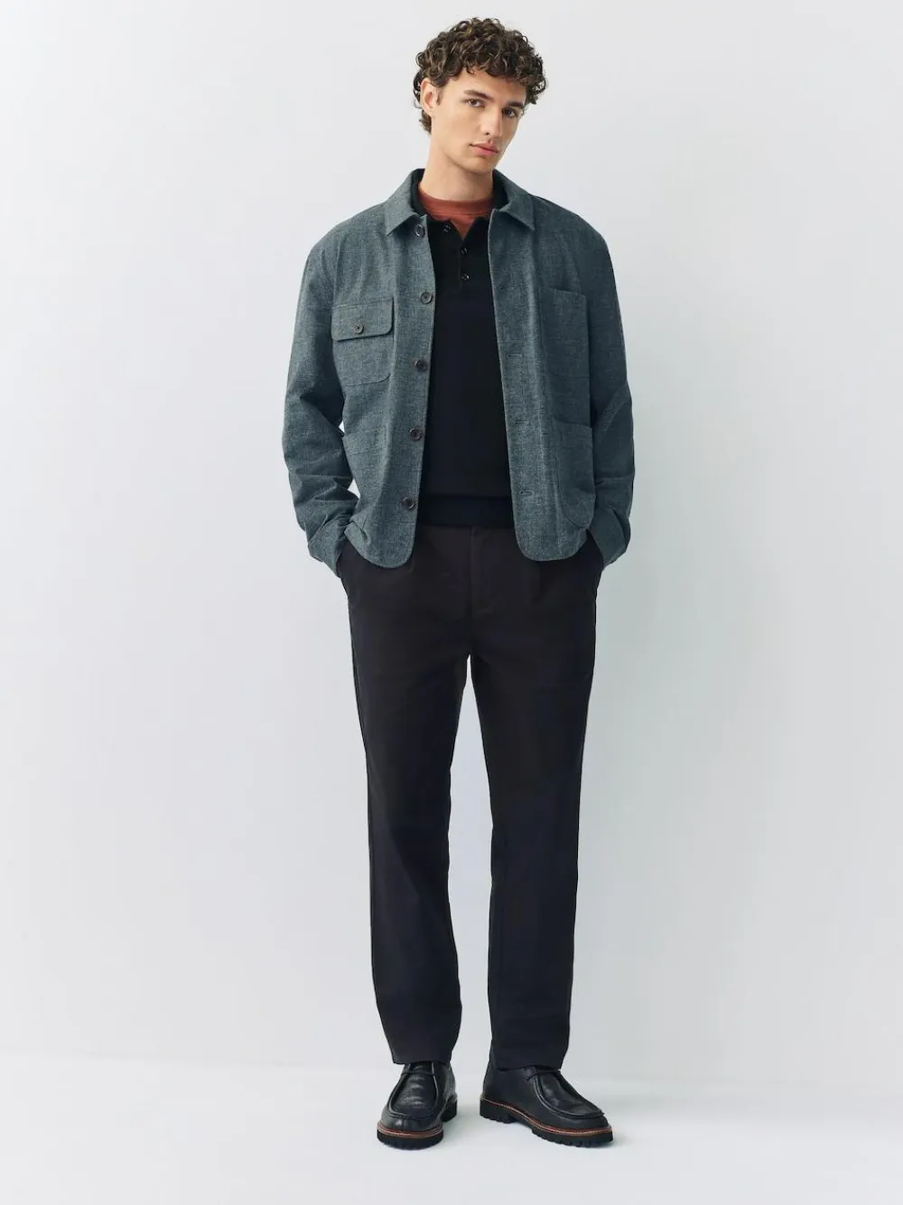 Sale Next Straight Fit Pleated Stretch Chinos Trousers With Elasticated Waist Black