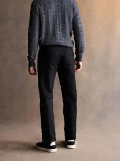 Next Straight Fit Signature Belted Jeans^ Jeans|Jeans