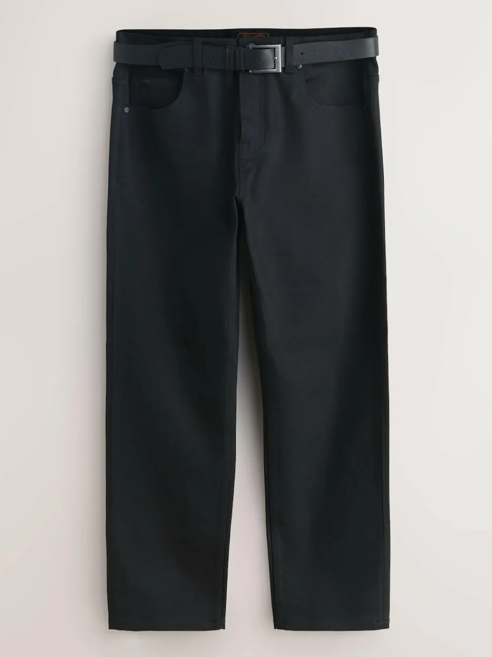 Next Straight Fit Signature Belted Jeans^ Jeans|Jeans