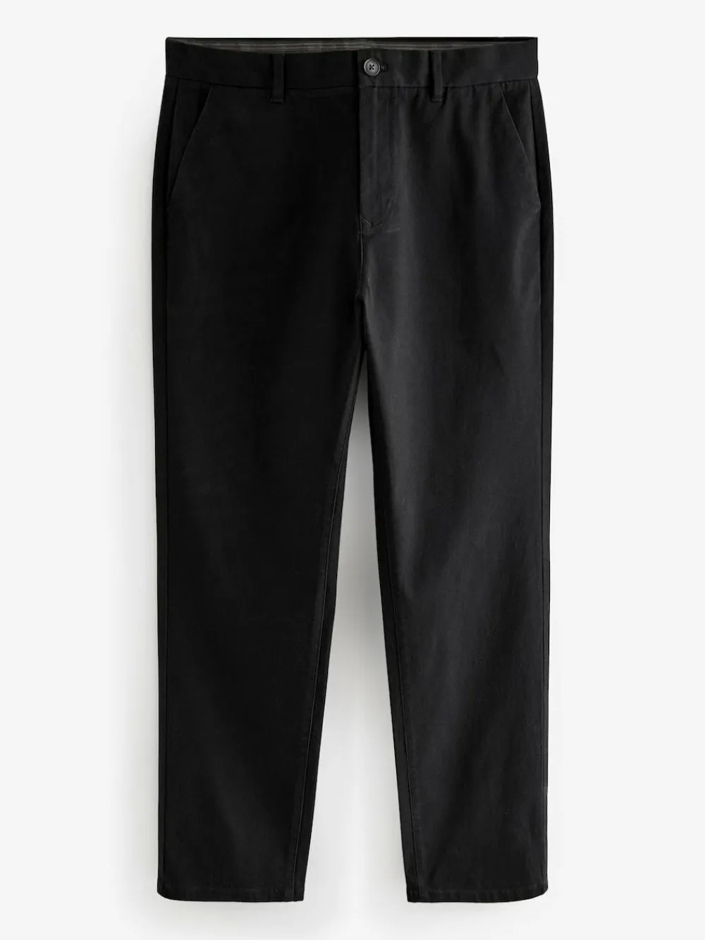 Next Black Straight Fit Stretch Chinos Trousers^ Nightwear|Pants & Chinos