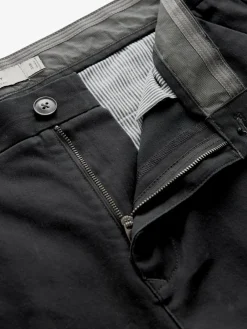 Next Black Straight Fit Stretch Chinos Trousers^ Nightwear|Pants & Chinos