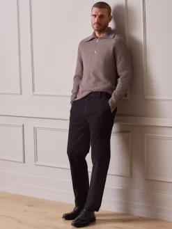 Sale Next Straight Fit Ultimate Chino Trousers Black