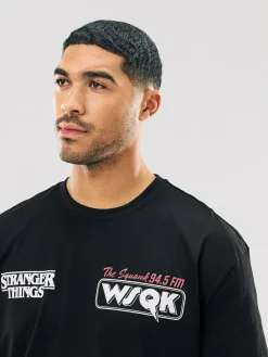 Next Black Stranger Things Graphic Print T-Shirt^ Tops & T-Shirts