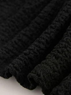 Next Black Strappy Crinkle Summer Dress (3-16yrs)^ Dresses