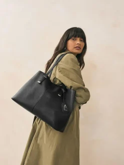 Next Black Structured Tote Bag^Women Bags