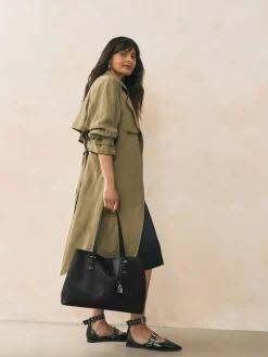 Next Black Structured Tote Bag^Women Bags