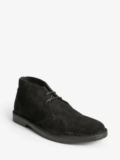 Sale Next Black Suede Desert Boots