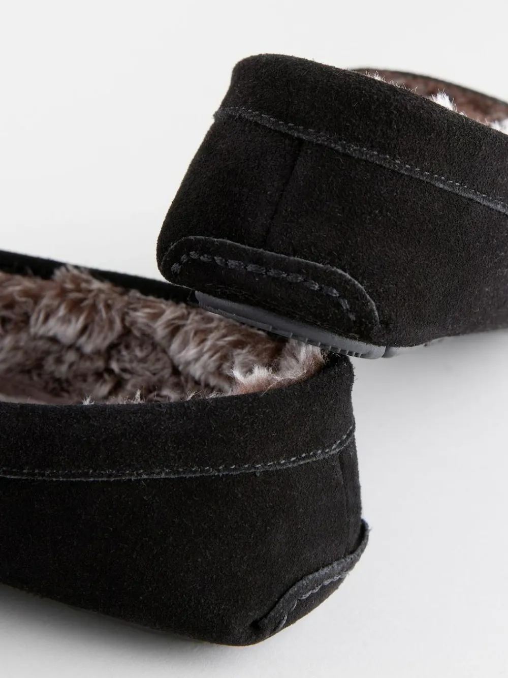 Next Suede Faux Fur Lined Moccasin Slippers^ Slippers|Slippers