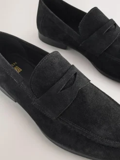 Sale Next Suede Loafers Black