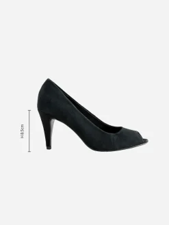 Next Premium Leather Peep Toe Heels^Women Heels