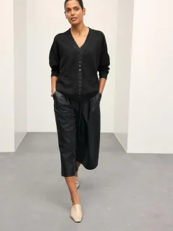 Next Black Supersoft V-Neck Cardigan With Pockets^Women Knitwear|Knitwear