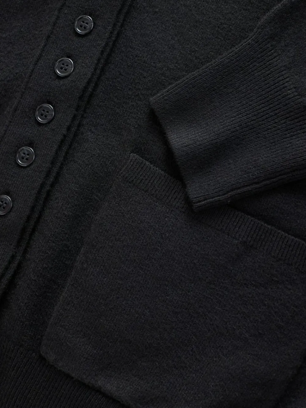 Next Black Supersoft V-Neck Cardigan With Pockets^Women Knitwear|Knitwear