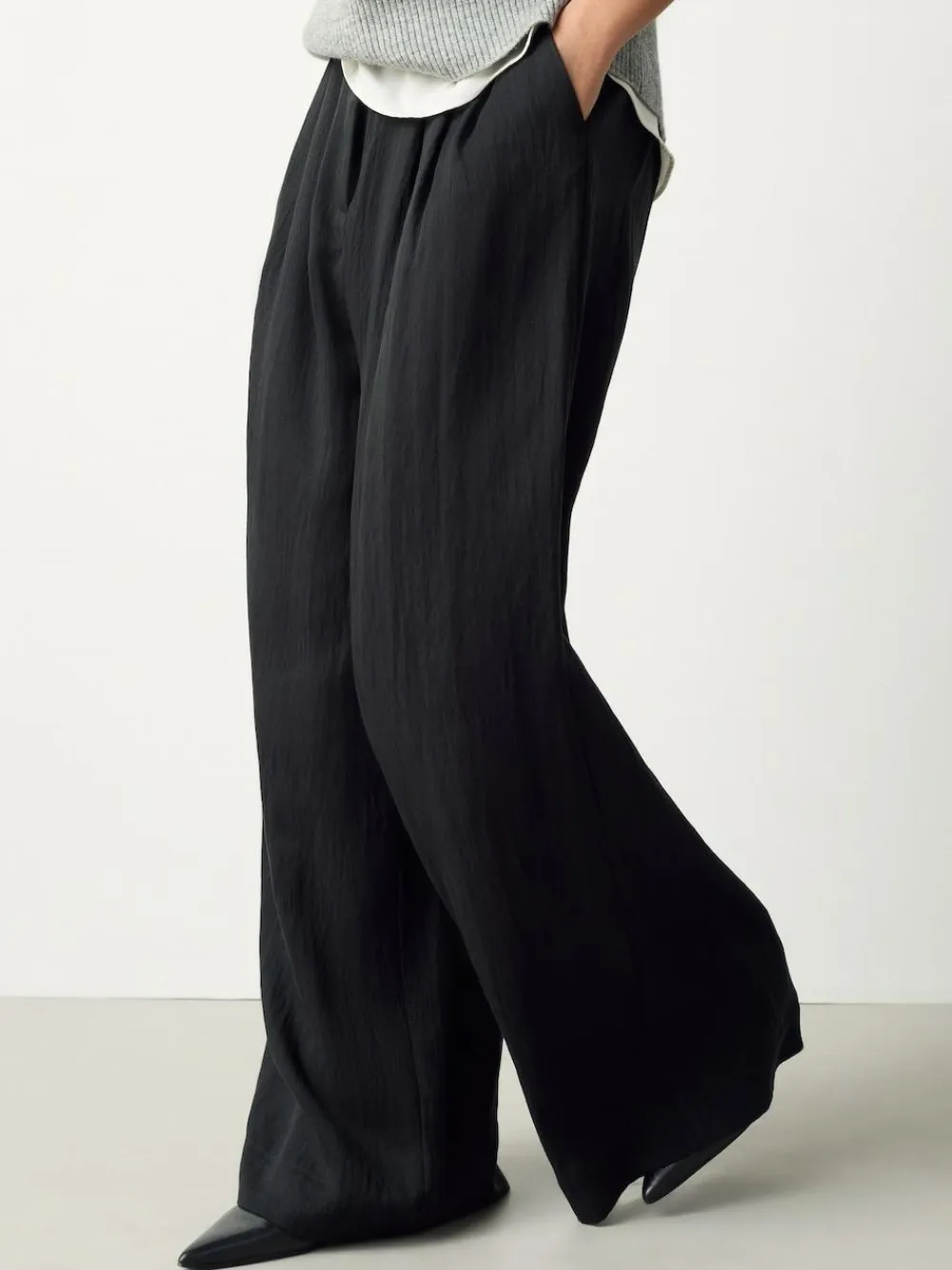 Next Superwide Pleated Trousers^Women Pants