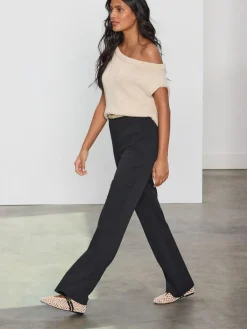 Next Black Tailored Bootcut Trousers^Women Pants