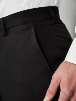 Hot Next Tailored Fit Suit Trousers Black