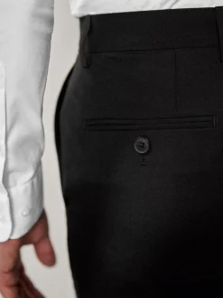 Hot Next Tailored Fit Suit Trousers Black