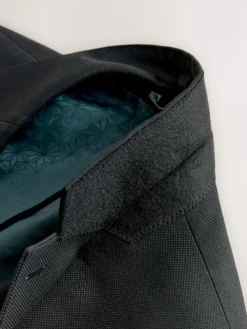 Next Tailored Fit Textured Suit Jacket^ Blazers & Formal Jackets|Black Suits