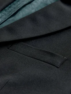 Next Tailored Fit Textured Suit Jacket^ Blazers & Formal Jackets|Black Suits