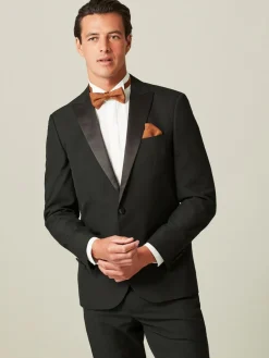 Next Black Tailored Fit Tuxedo Suit Jacket^ Blazers & Formal Jackets|Black Suits