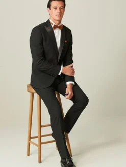 Next Black Tailored Fit Tuxedo Suit Jacket^ Blazers & Formal Jackets|Black Suits