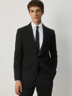 Next Black Tailored Fit Tuxedo Suit Jacket^ Black Suits